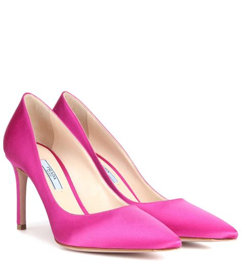 prada satin pump|Prada Heels .